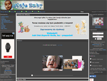 Tablet Screenshot of mojebaby.pl